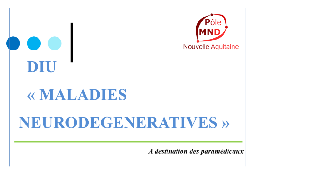 DIU Maladies Neurodégénératives 2025-2026