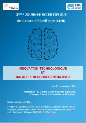 Journée scientifique BIND "Innovation technologique et maladies neurodégénératives"